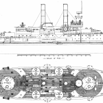 USS Iowa blueprint