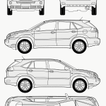 Lexus RX blueprint