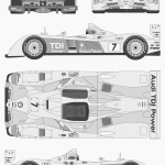 Audi R10 blueprint