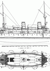 USS Olympia blueprint