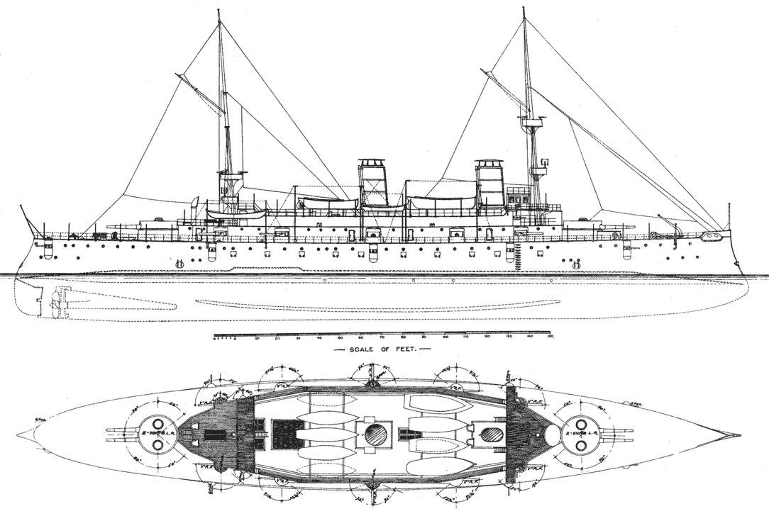 USS Olympia blueprint