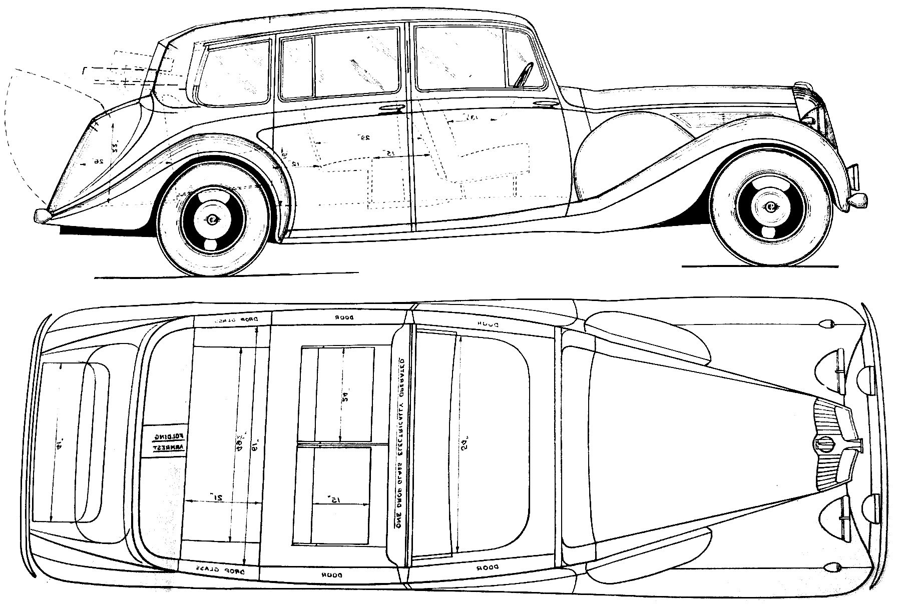 Daimler DE 36 blueprint