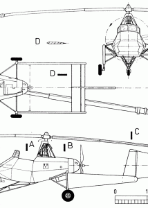 Doblhoff WNF 342 blueprint