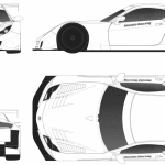 Honda HSV-010 GT blueprint