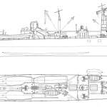 No.1-class landing ship blueprint