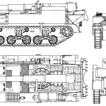 M12 Gun Motor Carriage blueprint