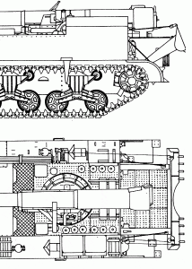 M12 Gun Motor Carriage blueprint