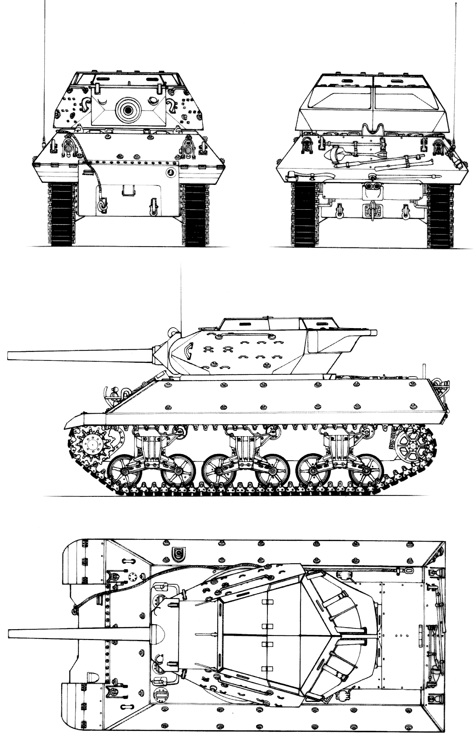 M10 tank destroyer blueprint