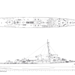 USS Swearer blueprint