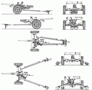 37 mm Gun M3 blueprint