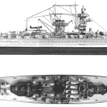 Admiral Graf Spee blueprint