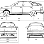 Lada 112 blueprint