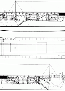 USS Langley blueprint