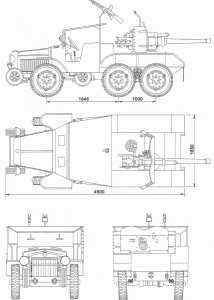 Laffly W15 blueprint