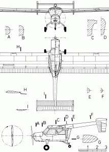 Boeing L-15 Scout blueprint