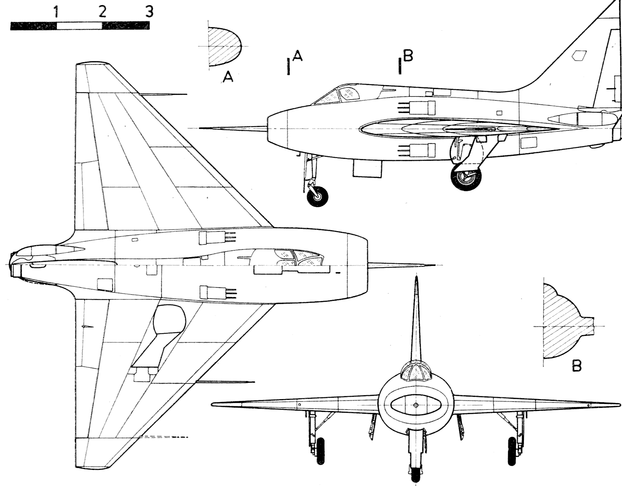 Boulton Paul P.111 blueprint