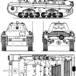 Carro Armato P 40 blueprint