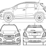 Chevrolet Trax blueprint