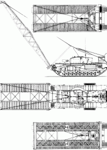 Churchill AVRE blueprint