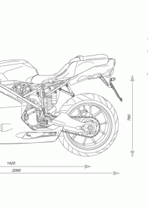 Ducati 749 blueprint