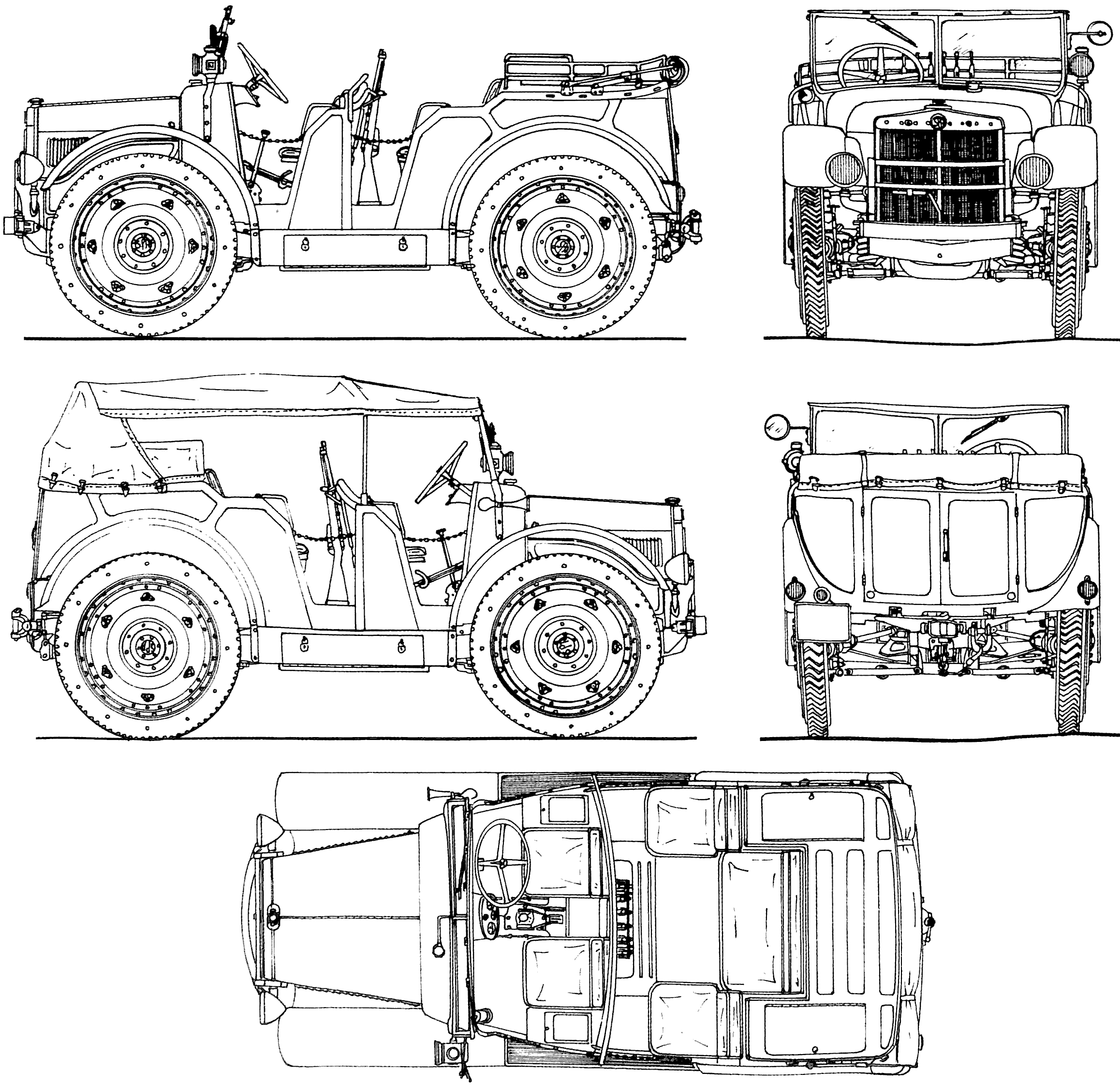 Fiat-SPA TL37 blueprint