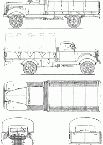 GMC ACK 353 blueprint