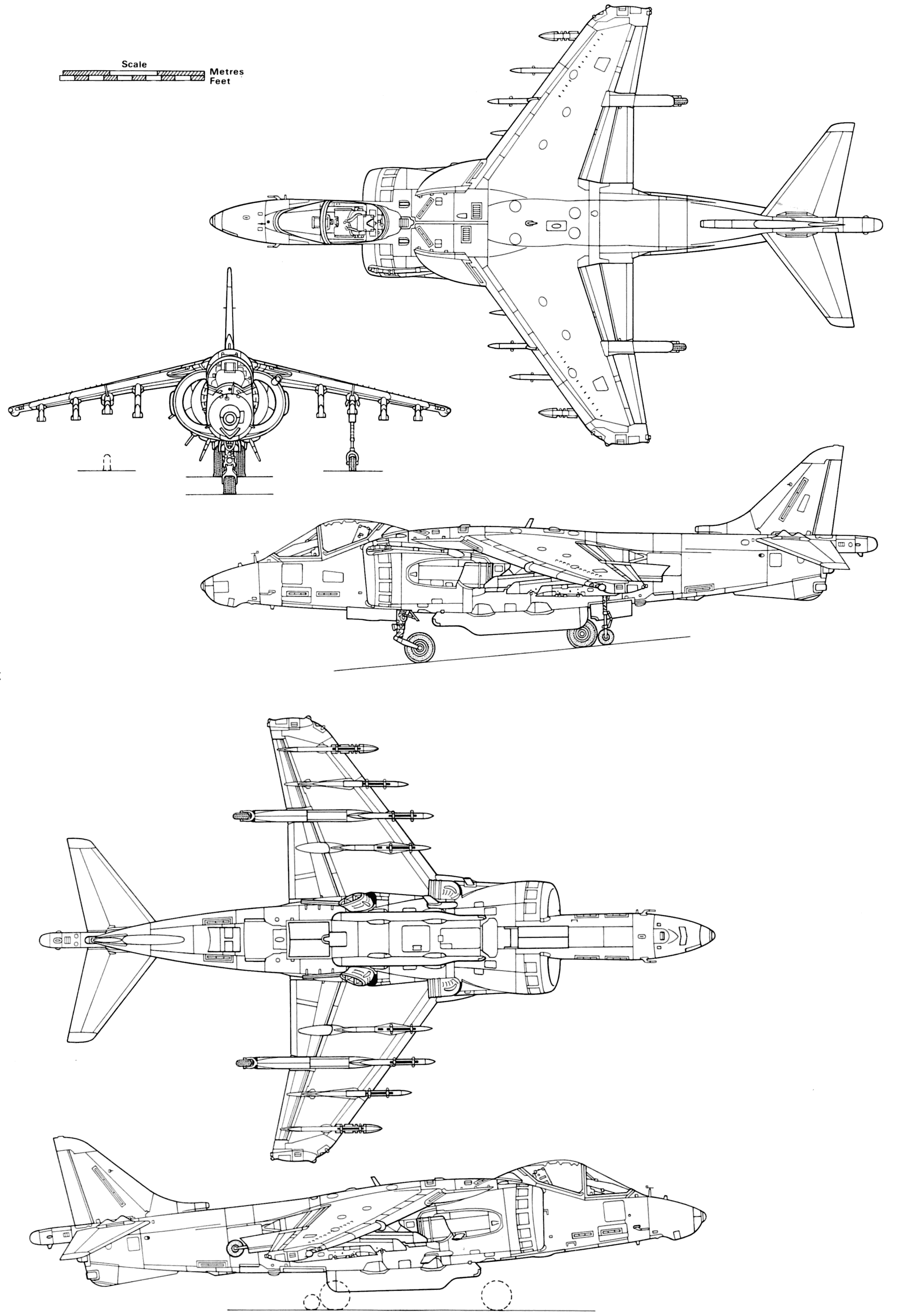Hawker Siddeley Harrier blueprint