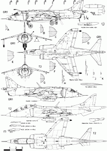 Hawker Siddeley Harrier blueprint