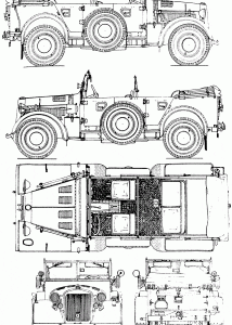 Horch 108 blueprint