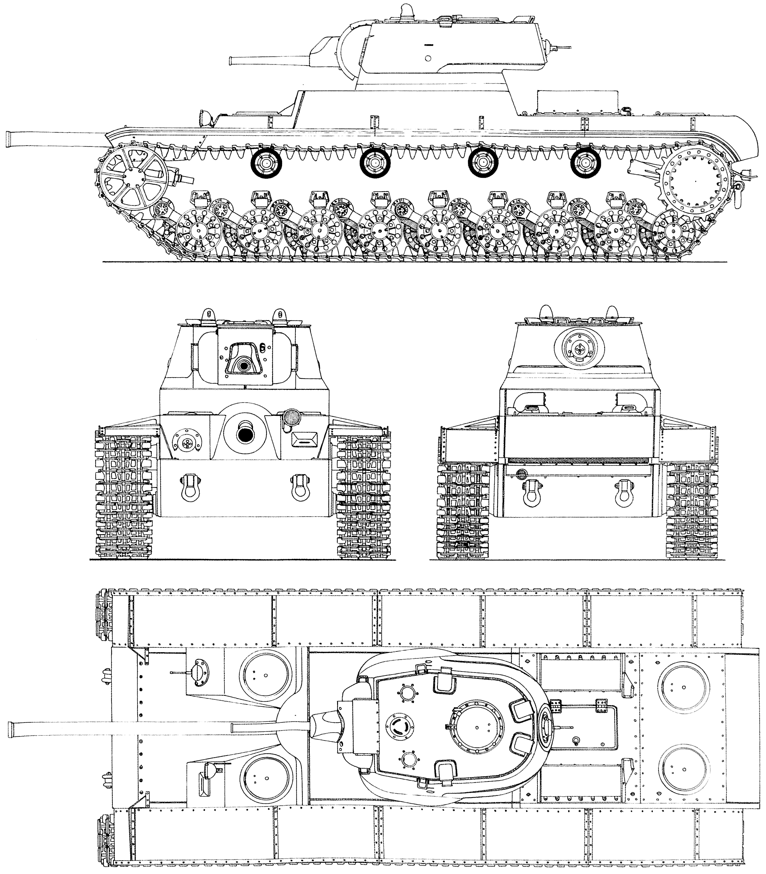 KV-4 blueprint