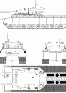 Landkreuzer P. 1000 Ratte blueprint