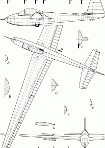 Letov LF-107 Luňák blueprint