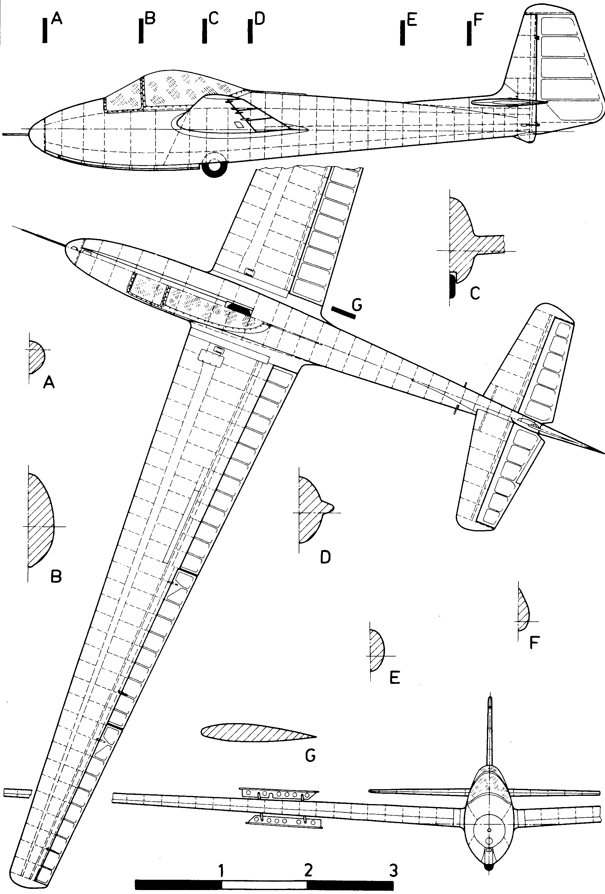 Letov LF-107 Luňák blueprint