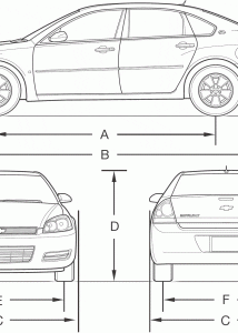 Chevrolet Impala blueprint