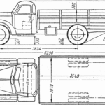 UralZIS-355M blueprint