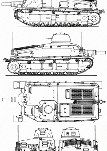 Somua SAu 40 blueprint