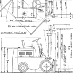 Clark Forklift blueprint