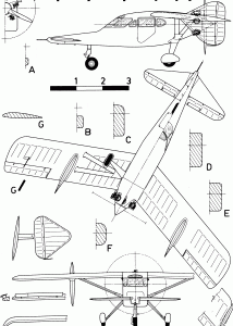 MiG-8 Utka blueprint