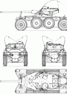 Panhard EBR blueprint