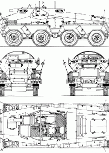 Schwerer Panzerspähwagen blueprint