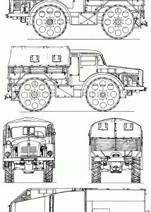 Radschlepper Ost blueprint