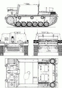 Sturm-Infanteriegeschütz 33B blueprint