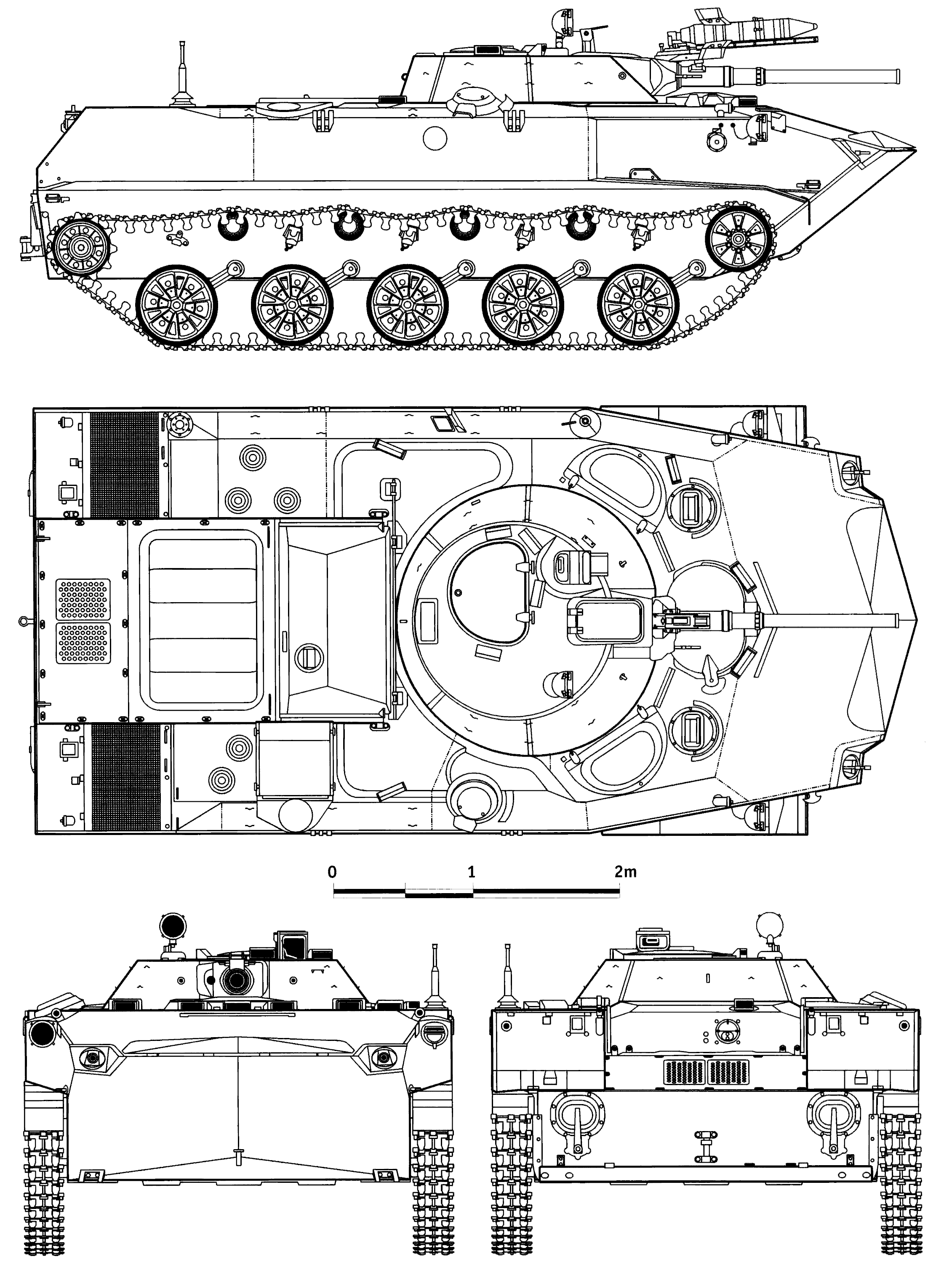 BMD-1 blueprint