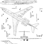 Boeing 727 blueprint