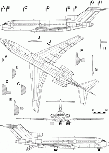 Boeing 727 blueprint