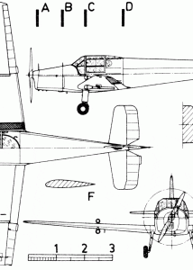 Bucker Bu 181 Bestmann blueprint