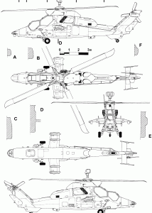 Eurocopter Tiger blueprint