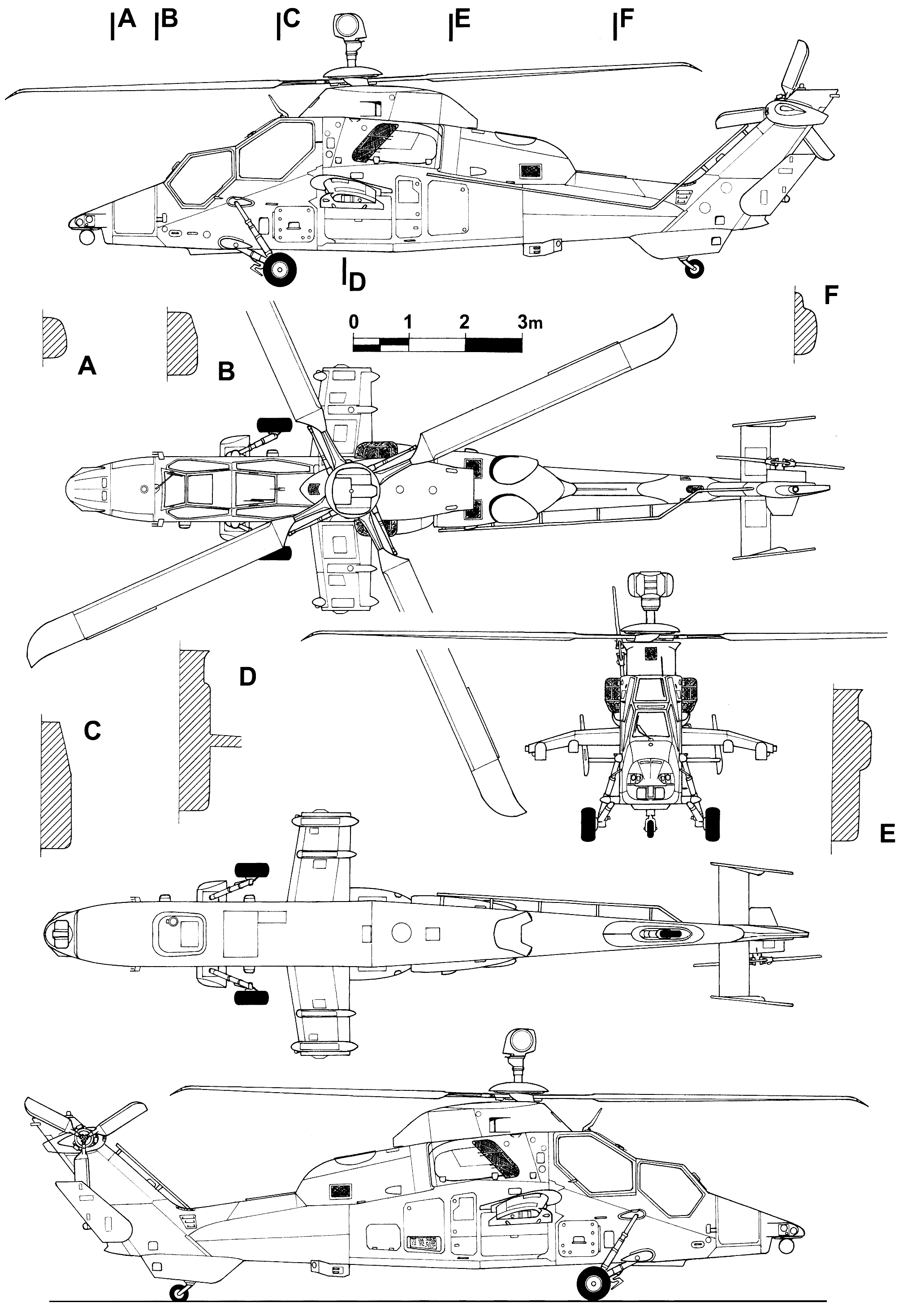 Eurocopter Tiger blueprint