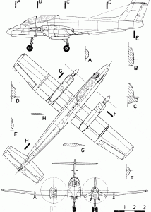 FMA IA 58 Pucará blueprint