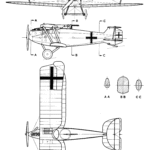 Hannover CL.III blueprint